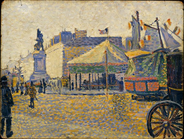 Paul Signac Place Clichy Wandbild