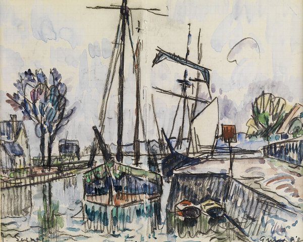 Paul Signac Quimper Wandbild