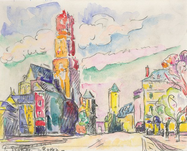 Paul Signac Rodez Wandbild