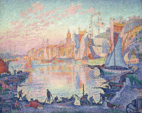 Paul Signac The Port of Saint Tropez Wandbild