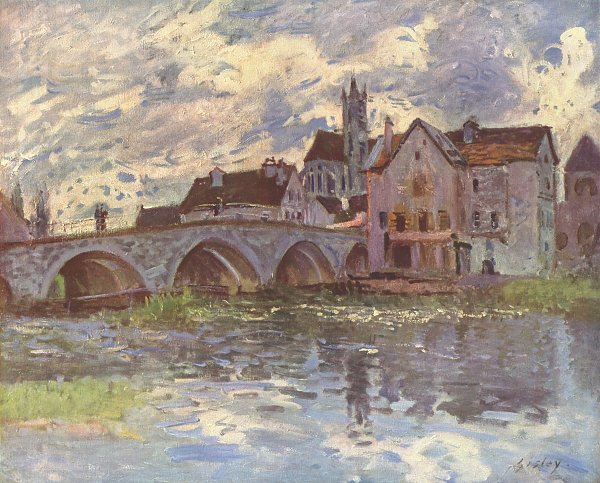 Alfred Sisley Bruecke von Moret sur Loing Wandbild