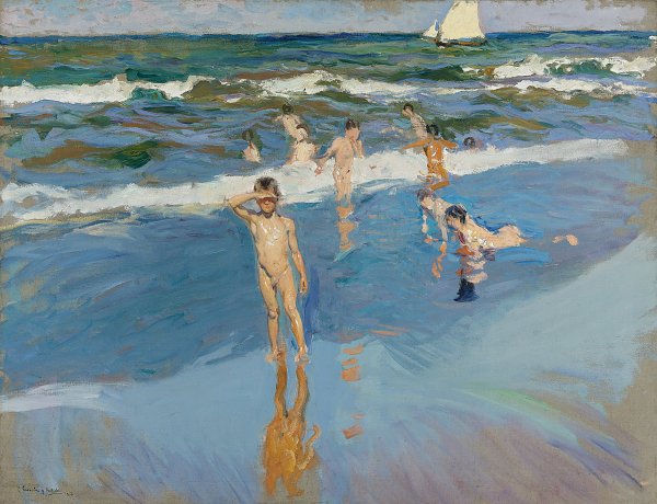 Joaquin Sorolla Ninos en el Mar Wandbild