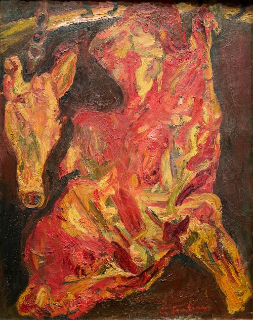 Chaim Soutine Boeuf et tete de veau Wandbild