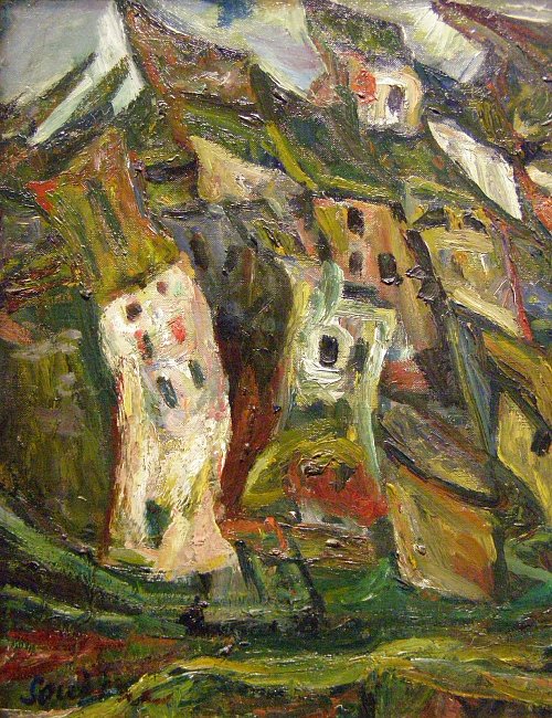 Chaim Soutine The Houses Wandbild