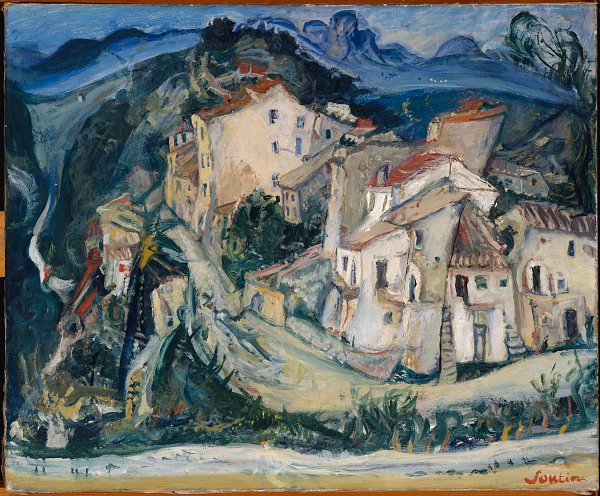 Chaim Soutine View of Cagnes Wandbild