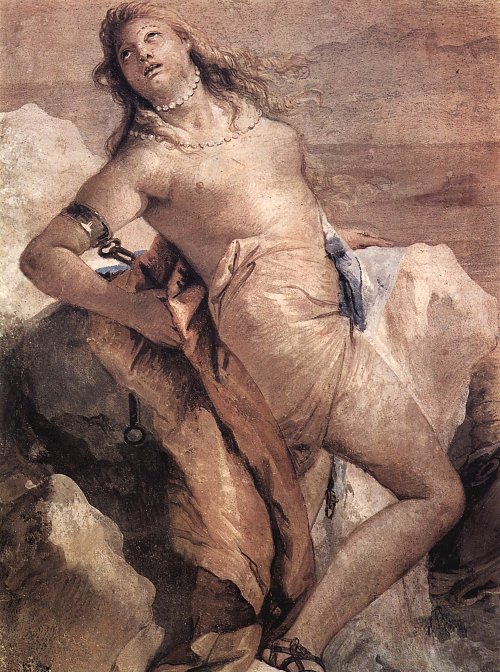 Tiepolo Villa Valmarana Vicenza Minerva und Achilleus Wandbild