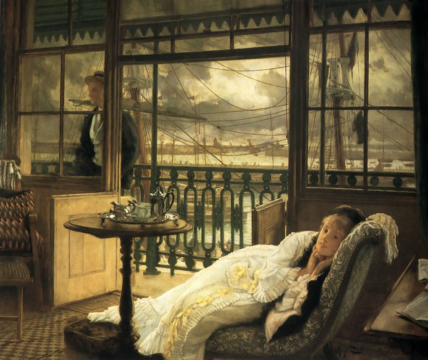 James Tissot A Passing Storm Wandbild