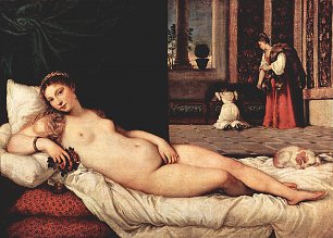 Tizian Venus von Urbino Wandbilder 