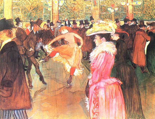 Toulouse Lautrec Ball im Moulin Rouge 1 Wandbild