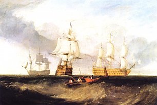 William Turner Die Victory bei der Rueckkehr aus Trafalgar Wandbilder 