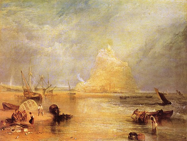 William Turner St Michaels Mount Cornwall Wandbild