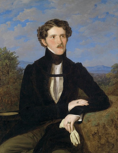 Ferdinand Georg Waldmueller Portrait Edward Silberstein Wandbild