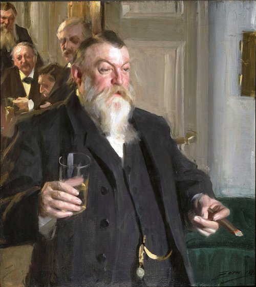 Anders Zorn A Toast in the Idun Society Wandbild