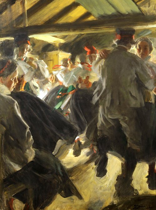 Anders Zorn Dance in gopsmor Wandbild