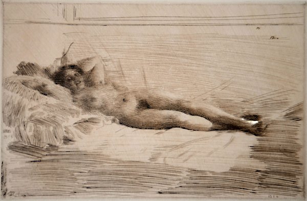 Anders Zorn Elin Wandbild