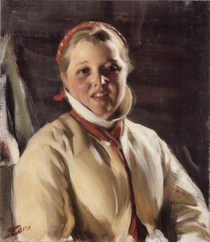 Anders Zorn Kuver Maja Wandbild