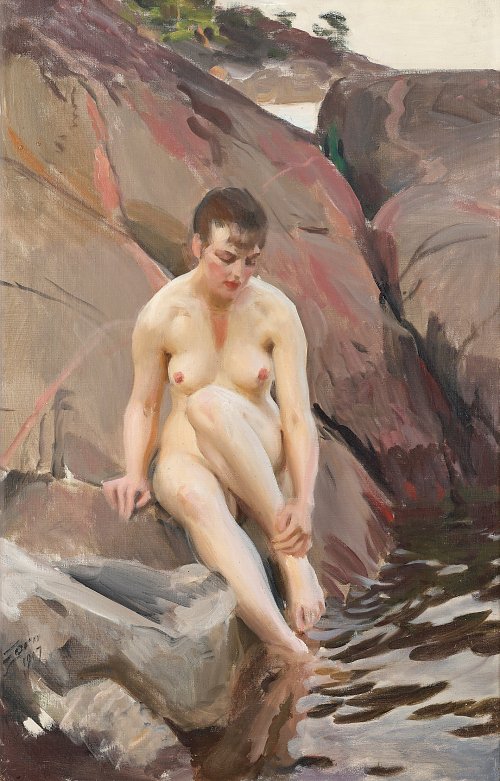 Anders Zorn Maerta Wandbild