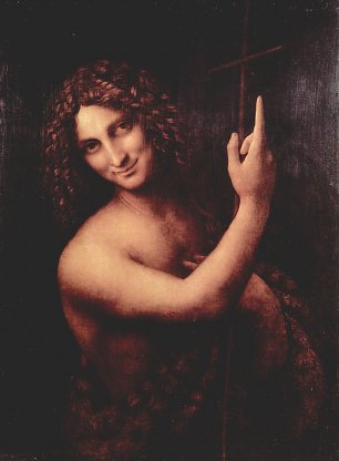 Leonardo Da Vinci Hl Johannes der Taeufer Wandbilder 