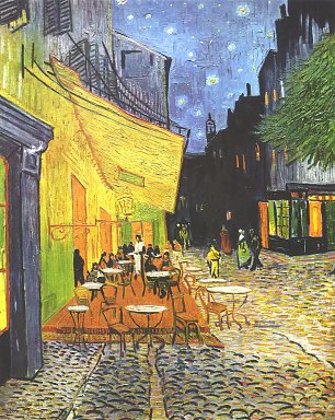 Vincent van Gogh Cafeterasse bei Nacht Wandbilder 