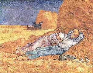Vincent van Gogh Mittagsrast Wandbilder 