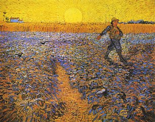 Vincent van Gogh Saemann bei untergehender Sonne Wandbilder 