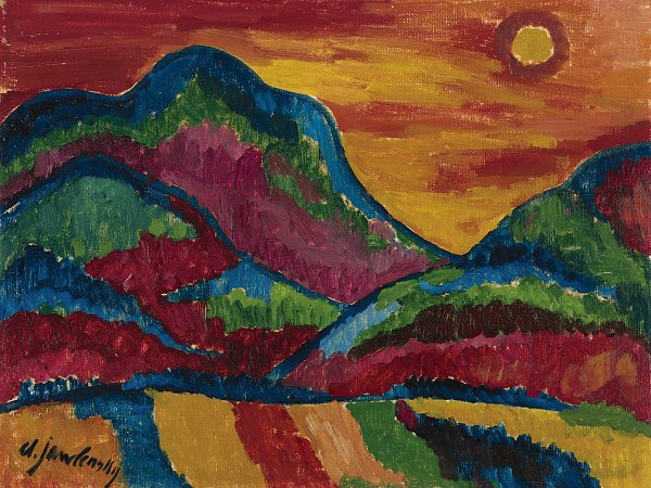 Alexej von Jawlensky Upper village Wandbild