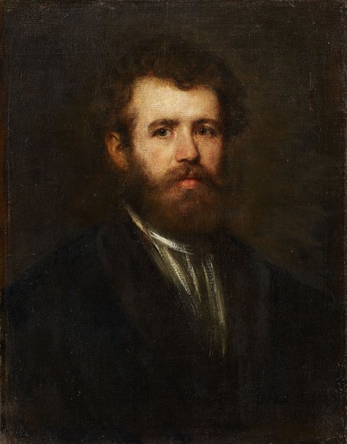 Franz von Lenbach Bildnis Lenbach Ludwig Wandbild