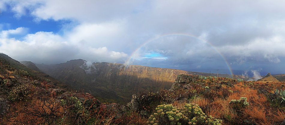 Regenbogen Wandbild