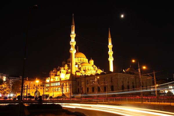 Beruehmte Moschee Wandbild