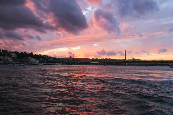 Meer bei Istanbul Wandbild