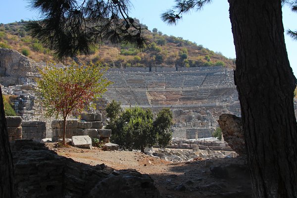 Treppen eines Amphitheater Wandbild