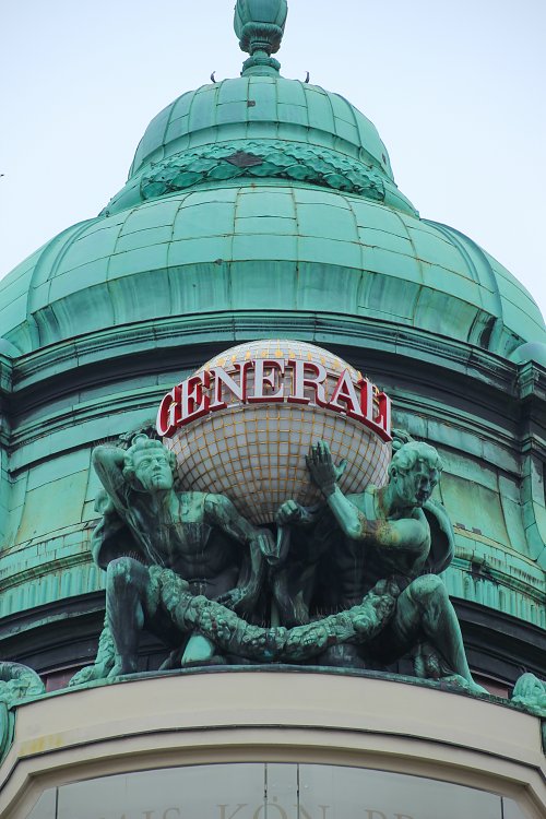 Statuen in Wien Wandbild